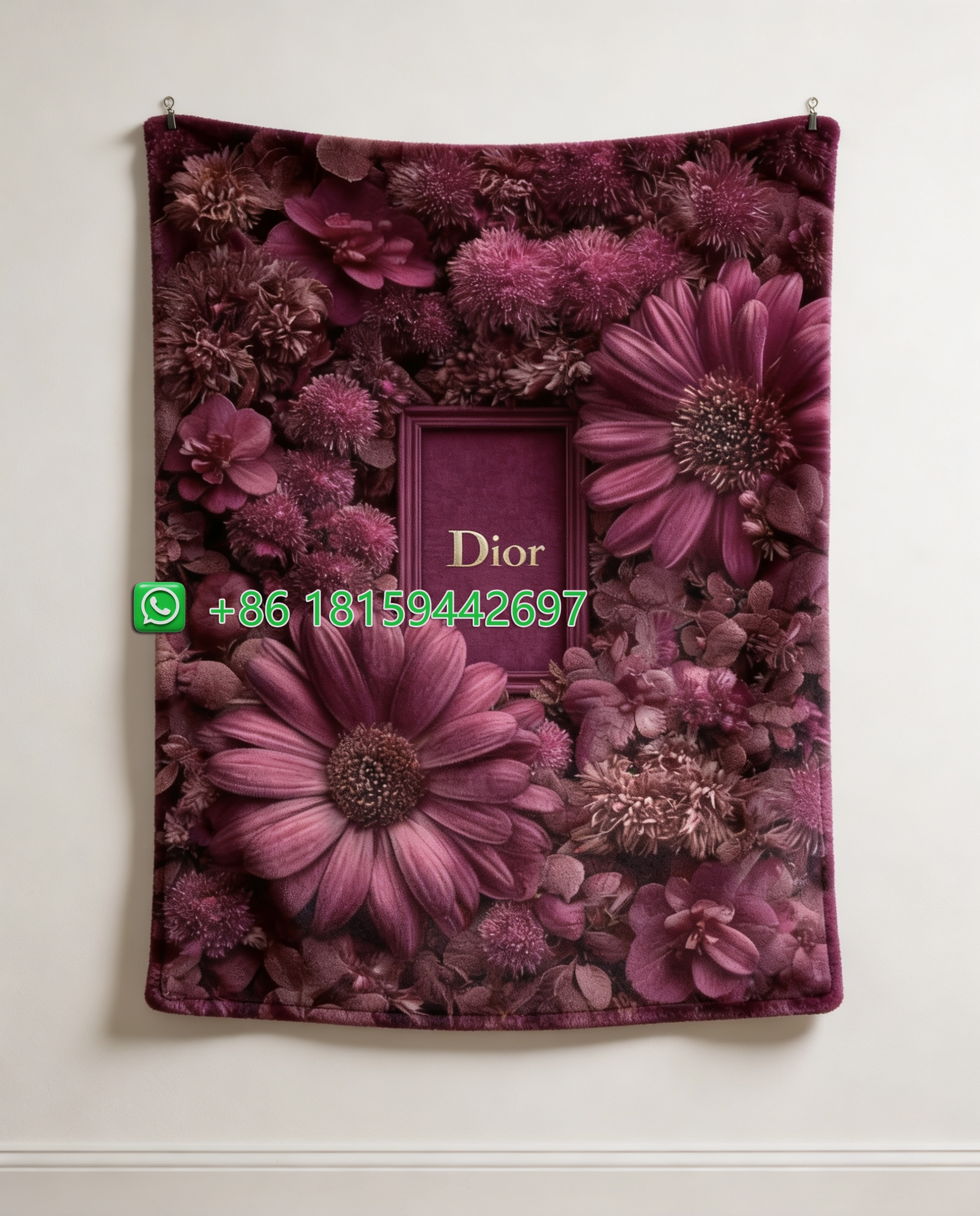 Dior Throw Blankets